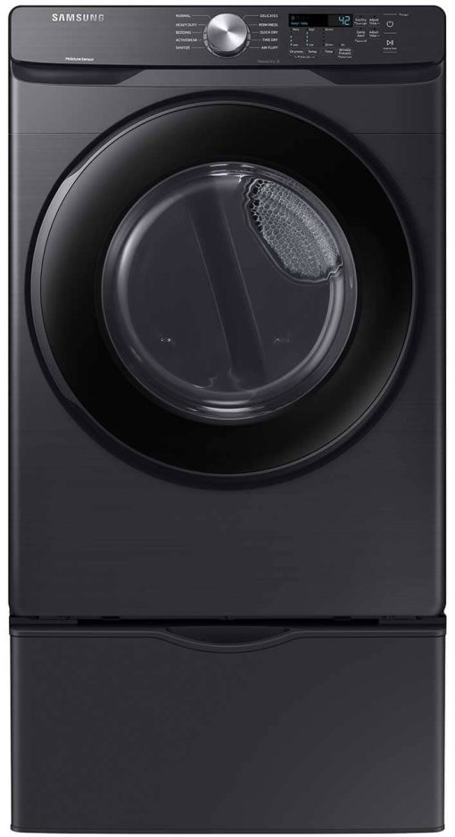 Samsung ADA 7.5 Cu. Ft. Fingerprint Resistant Black Stainless Steel Electric Dryer With Sensor Dry - Image 8