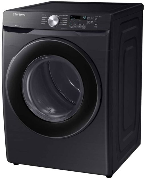 Samsung ADA 7.5 Cu. Ft. Fingerprint Resistant Black Stainless Steel Electric Dryer With Sensor Dry - Image 3