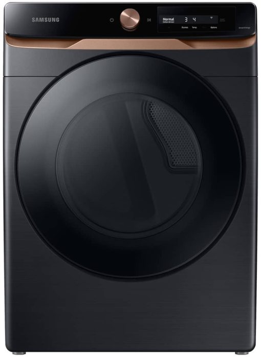 Samsung 7.5 Cu. Ft. Brushed Black AI Smart Dial Electric Dryer With Super Speed Dry And MultiControl