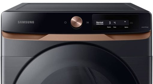 Samsung 7.5 Cu. Ft. Brushed Black AI Smart Dial Electric Dryer With Super Speed Dry And MultiControl - Image 5