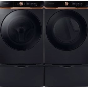 Samsung 7.5 Cu. Ft. Brushed Black AI Smart Dial Electric Dryer With Super Speed Dry And MultiControl - Image 8