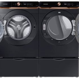 Samsung 7.5 Cu. Ft. Brushed Black AI Smart Dial Electric Dryer With Super Speed Dry And MultiControl - Image 9