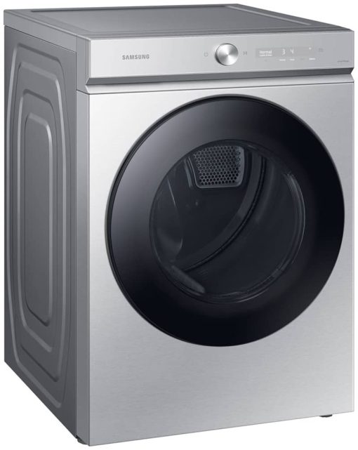 Samsung Bespoke 7.6 Cu. Ft. Silver Steel Ultra Capacity Electric Dryer With Super Speed Dry And AI Smart Dial - Image 3
