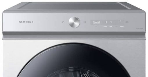 Samsung Bespoke 7.6 Cu. Ft. Silver Steel Ultra Capacity Electric Dryer With Super Speed Dry And AI Smart Dial - Image 5