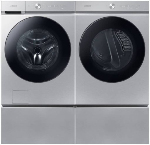 Samsung Bespoke 7.6 Cu. Ft. Silver Steel Ultra Capacity Electric Dryer With Super Speed Dry And AI Smart Dial - Image 8