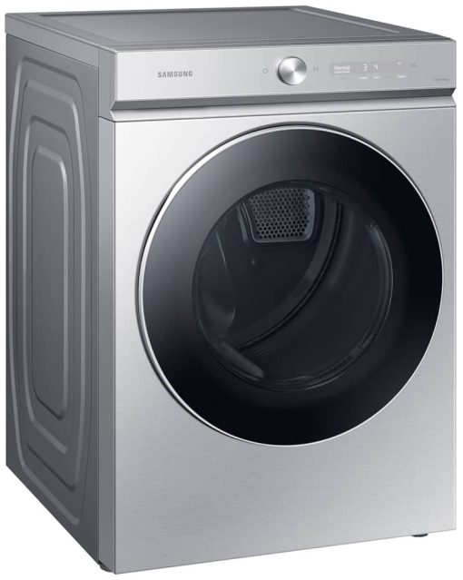 Samsung Bespoke 7.6 Cu. Ft. Silver Steel Ultra Capacity Electric Dryer With AI Optimal Dry And Super Speed Dry - Image 3