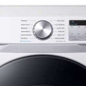 Samsung ADA 7.5 Cu. Ft. White Smart Gas Dryer With Steam Sanitize+ - Image 5