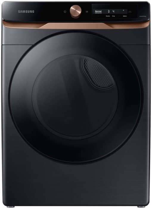 Samsung 7.5 Cu. Ft. Brushed Black AI Smart Dial Gas Dryer With Super Speed Dry And MultiControl