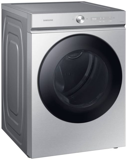 Samsung Bespoke 7.6 Cu. Ft. Silver Steel Ultra Capacity Gas Dryer With Super Speed Dry And AI Smart Dial - Image 3