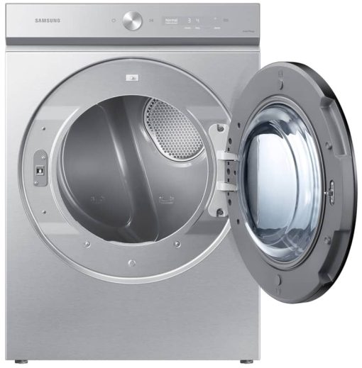 Samsung Bespoke 7.6 Cu. Ft. Silver Steel Ultra Capacity Gas Dryer With Super Speed Dry And AI Smart Dial - Image 2