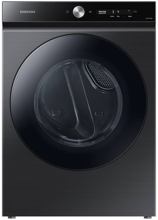 Samsung Bespoke 7.6 Cu. Ft. Brushed Black Ultra Capacity Gas Dryer With Super Speed Dry And AI Smart Dial