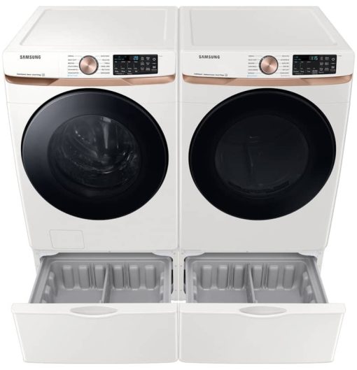 Samsung ADA 7.5 Cu. Ft. Ivory Smart Electric Dryer With Steam Sanitize+ & Sensor Dry - Image 12