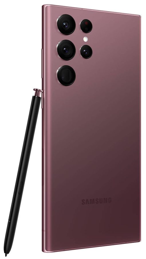 Samsung Galaxy S22 Ultra 5G Burgundy 512GB Wireless Cellular Phone - Image 3