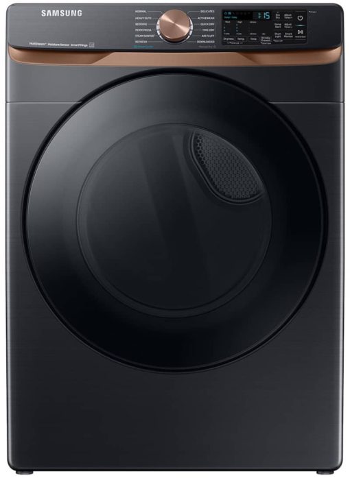 Samsung ADA 7.5 Cu. Ft. Brushed Black Smart Gas Dryer With Steam Sanitize+ & Sensor Dry