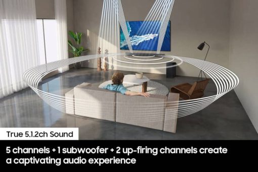 Samsung HW-Q800B 5.1.2 Channel Soundbar With Wireless Dolby Atmos / DTS:X (2022) - Image 8