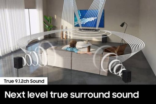 Samsung HW-Q910B 9.1.2 Channel Soundbar With Wireless Dolby Atmos / DTS:X And Rear Speakers (2022) - Image 9