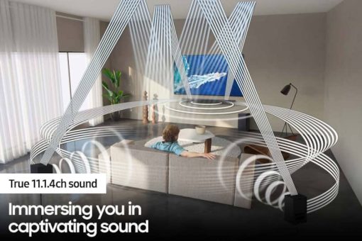 Samsung  11.1.4 Channel Soundbar W/ Wireless Dolby Atmos / DTS:X & Rear Speakers (2022) - HW-Q990B/ZA - Image 5