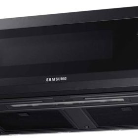 Samsung 1.1 Cu. Ft. Fingerprint Resistant Black Stainless Steel Smart SLIM Over-The-Range Microwave With 550 CFM Ventilation, Wi-Fi & Voice Control - Image 7