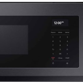 Samsung 1.1 Cu. Ft. Fingerprint Resistant Black Stainless Steel Smart SLIM Over-The-Range Microwave With 550 CFM Ventilation, Wi-Fi & Voice Control - Image 8