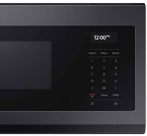 Samsung 1.1 Cu. Ft. Fingerprint Resistant Black Stainless Steel Smart SLIM Over-The-Range Microwave With 550 CFM Ventilation, Wi-Fi & Voice Control - Image 8