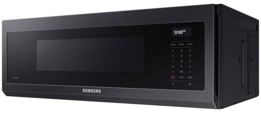 Samsung 1.1 Cu. Ft. Fingerprint Resistant Black Stainless Steel Smart SLIM Over-The-Range Microwave With 550 CFM Ventilation, Wi-Fi & Voice Control - Image 3