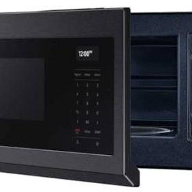 Samsung 1.1 Cu. Ft. Fingerprint Resistant Black Stainless Steel Smart SLIM Over-The-Range Microwave With 550 CFM Ventilation, Wi-Fi & Voice Control - Image 4