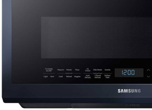 Samsung 2.1 Cu. Ft. Fingerprint Resistant Navy Steel BESPOKE Over-The-Range Microwave - Image 7