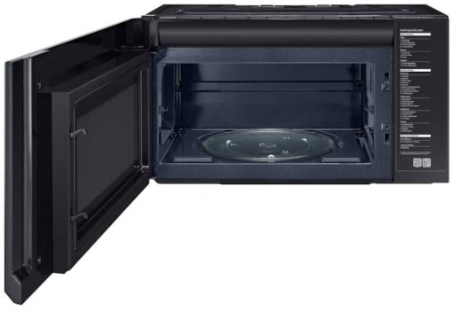 Samsung 2.1 Cu. Ft. Fingerprint Resistant Navy Steel BESPOKE Over-The-Range Microwave - Image 2