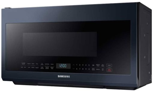 Samsung 2.1 Cu. Ft. Fingerprint Resistant Navy Steel BESPOKE Over-The-Range Microwave - Image 4