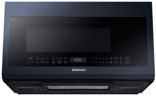 Samsung 2.1 Cu. Ft. Fingerprint Resistant Navy Steel BESPOKE Over-The-Range Microwave - Image 8