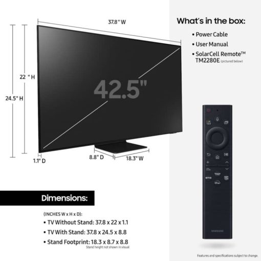 Samsung 43" Black QN90B Neo QLED 4K Smart TV (2022) - Image 10