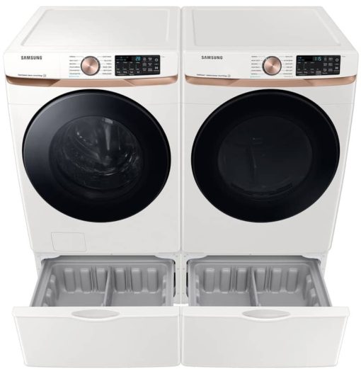 Samsung ADA 5 Cu. Ft. Ivory Extra Large Capacity Smart Front Load Washer With Super Speed Wash & Steam - Image 11