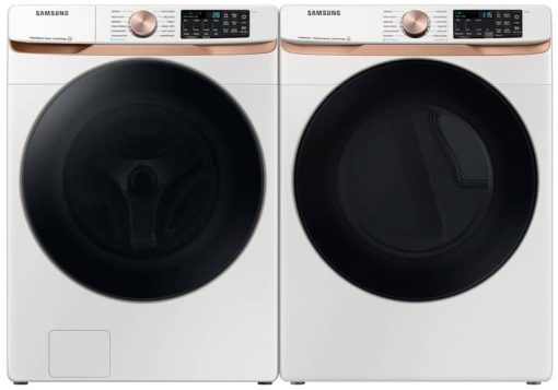 Samsung ADA 5 Cu. Ft. Ivory Extra Large Capacity Smart Front Load Washer With Super Speed Wash & Steam - Image 9
