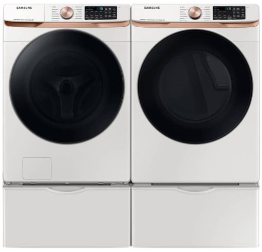 Samsung ADA 5 Cu. Ft. Ivory Extra Large Capacity Smart Front Load Washer With Super Speed Wash & Steam - Image 10