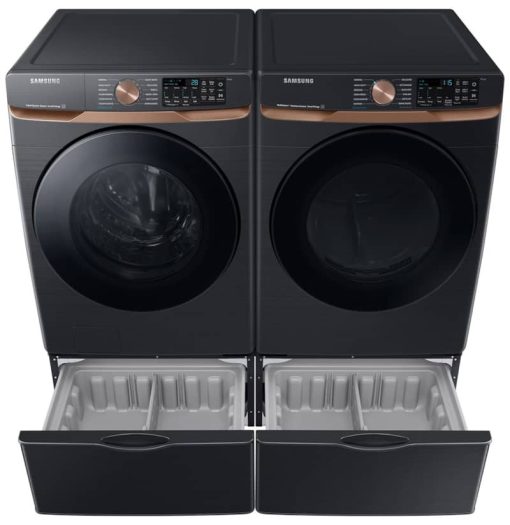 Samsung ADA 5 Cu. Ft. Brushed Black Extra Large Capacity Smart Front Load Washer With Super Speed Wash & Steam - Image 11