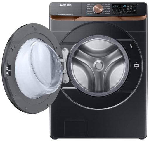 Samsung ADA 5 Cu. Ft. Brushed Black Extra Large Capacity Smart Front Load Washer With Super Speed Wash & Steam - Image 2
