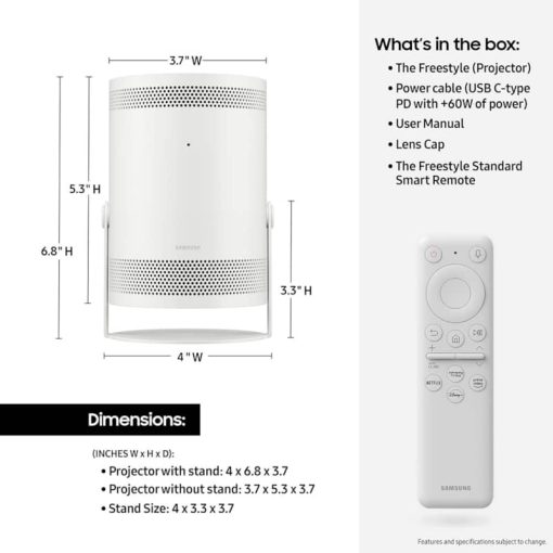 Samsung The Freestyle Portable Smart Full HD Projector - Image 5