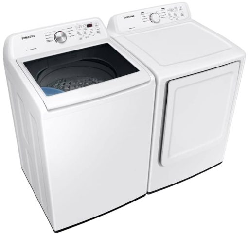 Samsung 4.4 Cu. Ft. White Top Load Washer With Agitator And Soft-Close Lid - Image 11