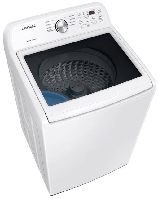 Samsung 4.4 Cu. Ft. White Top Load Washer With Agitator And Soft-Close Lid - Image 6