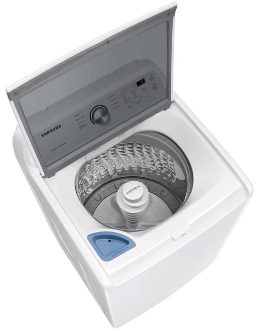 Samsung 4.4 Cu. Ft. White Top Load Washer With Agitator And Soft-Close Lid - Image 9