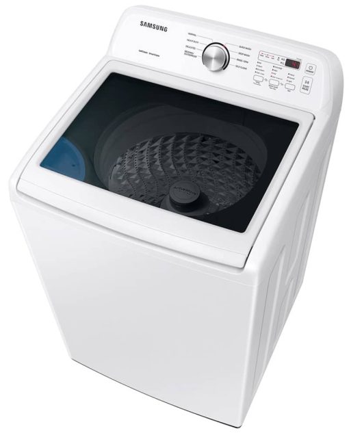 Samsung 4.4 Cu. Ft. White Top Load Washer With Agitator And Soft-Close Lid - Image 7