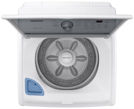 Samsung 4.4 Cu. Ft. White Top Load Washer With Agitator And Soft-Close Lid - Image 2