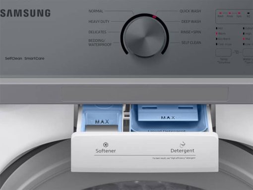 Samsung 4.4 Cu. Ft. White Top Load Washer With Agitator And Soft-Close Lid - Image 8