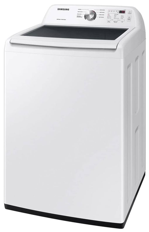 Samsung 4.4 Cu. Ft. White Top Load Washer With Agitator And Soft-Close Lid - Image 4