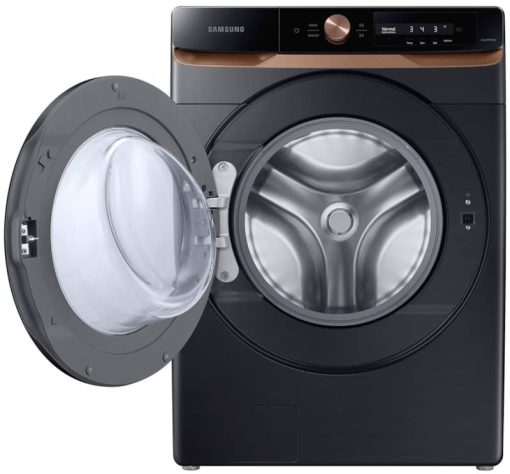 Samsung 4.6 Cu. Ft. Brushed Black Large Capacity AI Smart Dial Front Load Washer With Auto Dispense And Super Speed Wash - Image 2