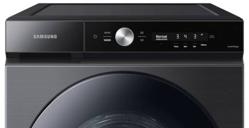 Samsung Bespoke 5.3 Cu. Ft. Brushed Black Ultra Capacity Front Load Washer With Super Speed Wash And AI Smart Dial - Image 5