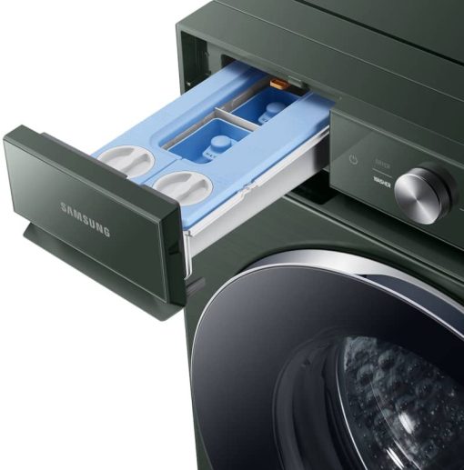 Samsung Bespoke 5.3 Cu. Ft. Forest Green Ultra Capacity Front Load Washer With AI OptiWash And Auto Dispense - Image 6