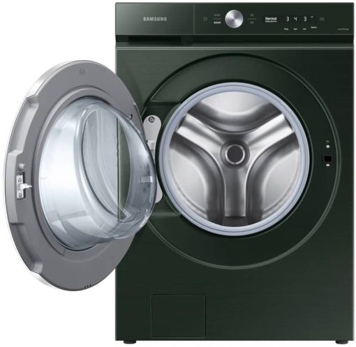 Samsung Bespoke 5.3 Cu. Ft. Forest Green Ultra Capacity Front Load Washer With AI OptiWash And Auto Dispense - Image 2