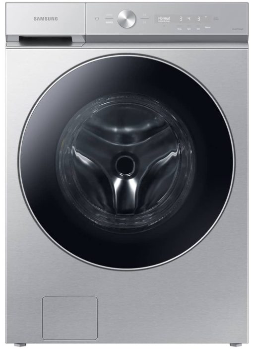 Samsung Bespoke 5.3 Cu. Ft. Silver Steel Ultra Capacity Front Load Washer With AI OptiWash And Auto Dispense