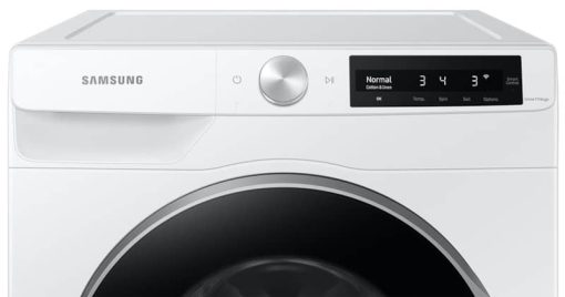 Samsung 2.5 Cu. Ft. White Smart Dial Front Load Washer With Super Speed Wash And Steam - Image 5